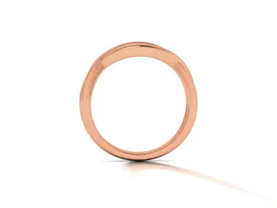 Band Ring 3D print model