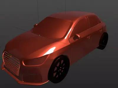 Bugatti and Audi 3D model