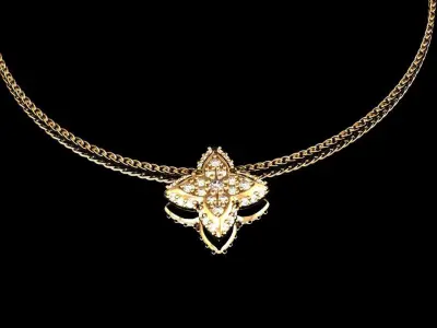 fashion pendant  3D print model