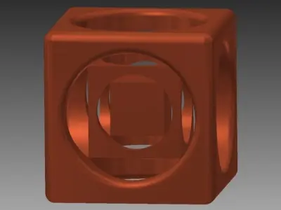 cubes within a cube Free 3D model