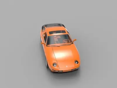1981 Porsche 928 3D model