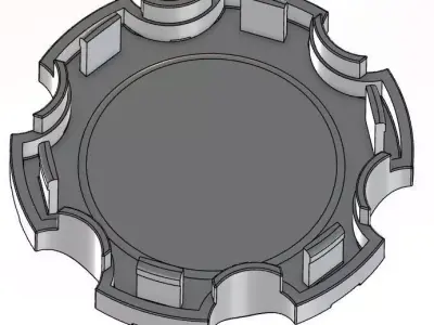 Wheel Center Cap replacement for MB WHEELS PN CAP5372-61397 3D model