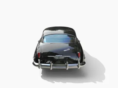 4 Door Hudson Hornet with interior v3 3D model