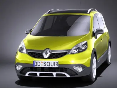 Renault Scenic Xmod 2016 VRAY 3D model