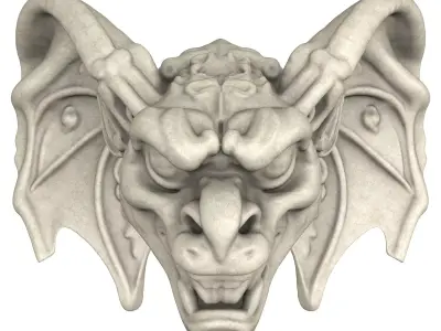Gargoyle Head 3D model