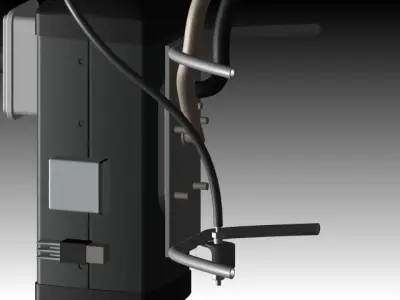 5kW Diesel Heater  Free 3D model