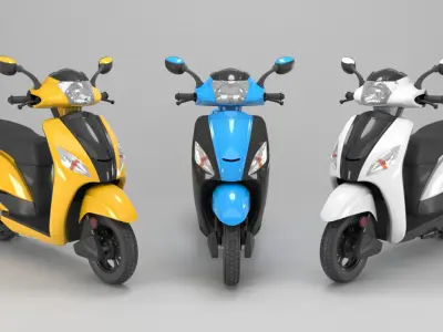 Hero Maestro Scooter 3d Model 3D model