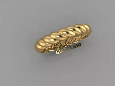 FASION RING 3D model 8