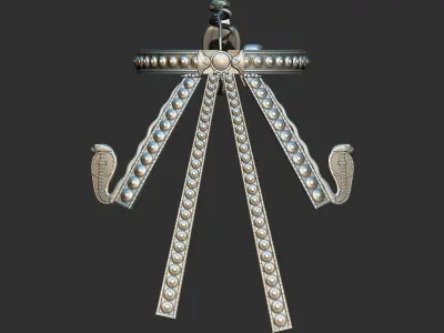 Tutankhamun pharaonic crown 3d Printable model  3D print model