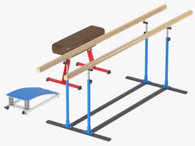 Gymnastic equipment 3D model