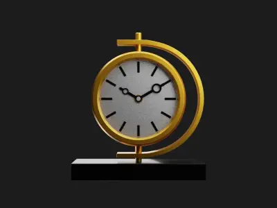 Table Clock 3D print model