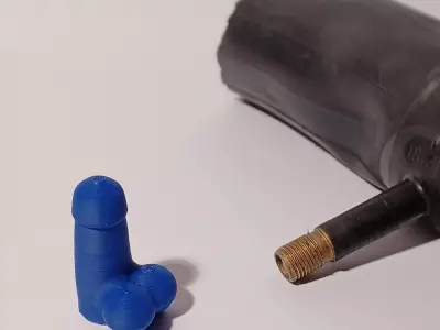 Penis Schrader Valve Cap 3D print model