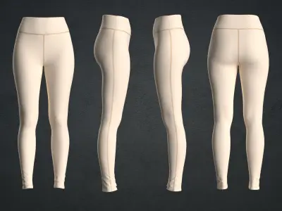Leggings set 3D model