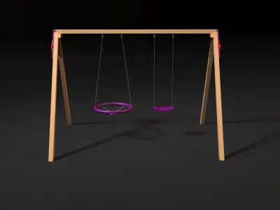Swing set 3D model