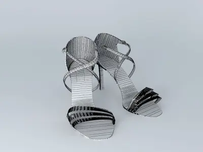 DUNE Wrap Over Strap Sandal No. 4 Free 3D model