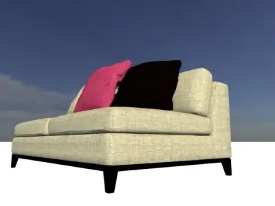 sofa living room 3D model