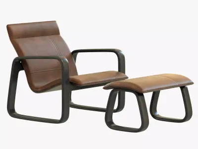 Baxter Nubi Chaise Longue 3D model