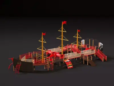 Playground ship 3D model
