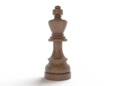 Chess Statue 3D model