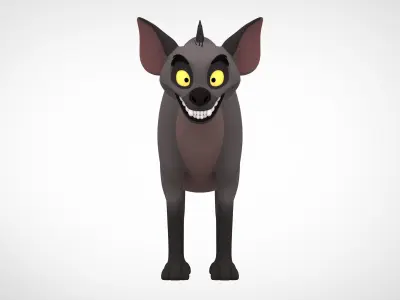 Banzai cartoon hyena 3D model