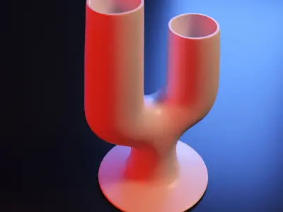 Vase cuctus stl 3D print model