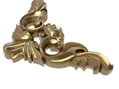 decorative pattern ready for 3D printing 3D model 11