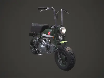 Honda Monkey Low-poly 3D model