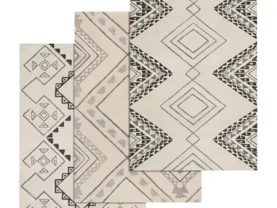 Rug Set 2348 3D model