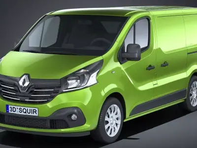 Renault Trafic Cargo 2015-2018 3D model