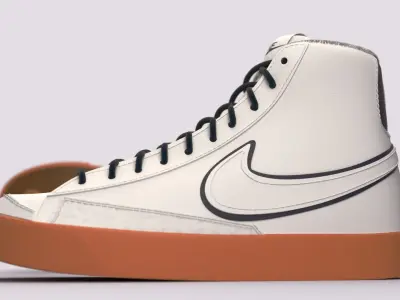 Nike Blazer Mid 77 Premium 3D model