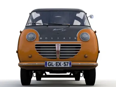 GOLIATH EXPRESS 1100 LUXUSBUS 1957 3D model