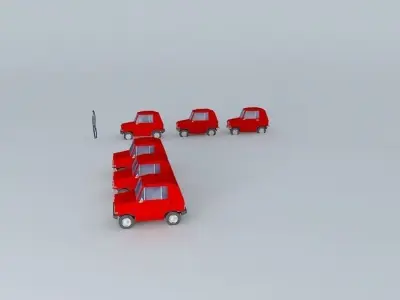 Fictional Eastern Europe car evolution Free 3D model