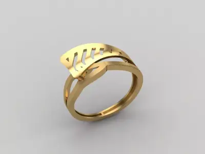 Women Ring Plain Ring Ready STL 3DM Models Womens Rings 3D print model 30