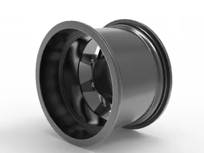 Fuel Lethal wheel rim model 3D print model