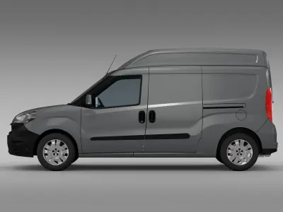 Fiat Doblo XL 263 2017 3D model