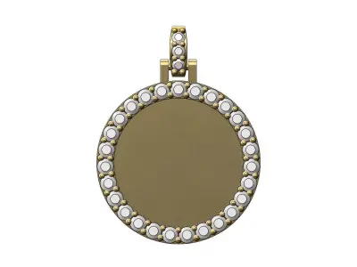 Diamond Picture Pendant 3D print model
