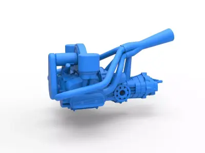 Engine for Sand Rail buggy Scale 1 to 25 3D print model