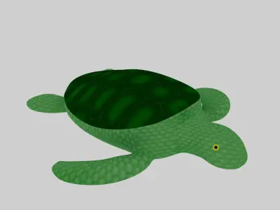 Turtle Low-poly 3D model