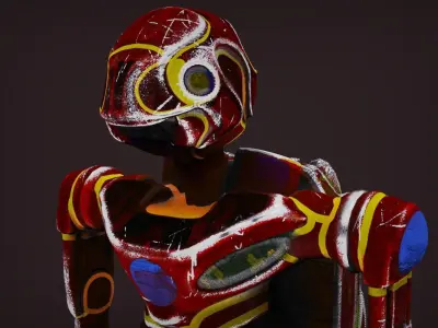 ROBOT L99 PBR GAME READY 3D model
