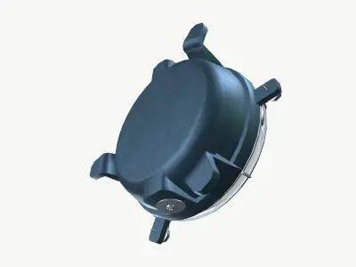 Industrial Wall Lamp 3D model