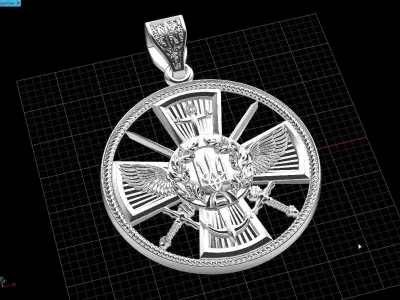 Ukranian Army Emblems 3D print model