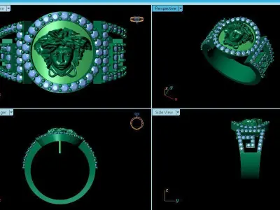 ring face 3D print model