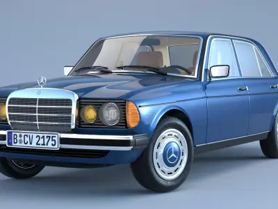 Mercedes-Benz W123 E-Class 3D model