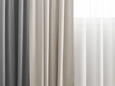 curtain 405 3D model