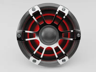 RGB Speaker for car or marine 3D model
