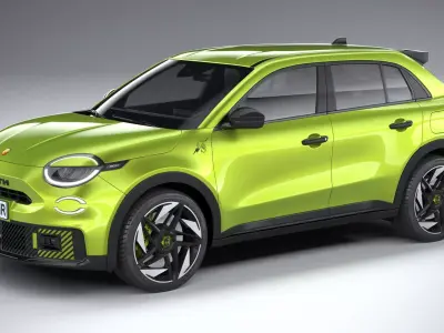 Fiat 600e Abarth 2025 3D model