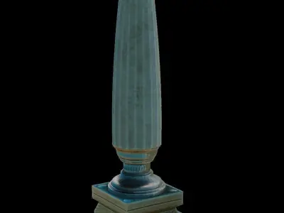 Column Low-poly 3D model