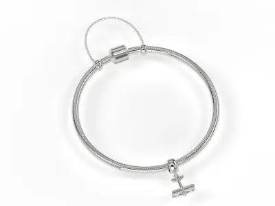 Plane Charm 3D print model