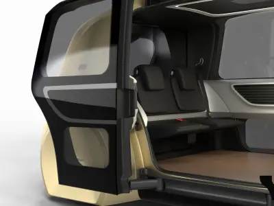 Volkswagen Sedric HQ interior  3D model