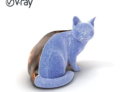 Realistic Bengal Cat 3D Model Pack Low-poly 3D model